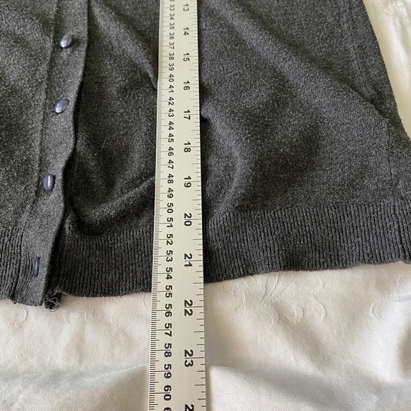Philosophy Republic Women's Gray Front Button Long Sleeve Cardigan Sweater Small - Picture 10 of 11